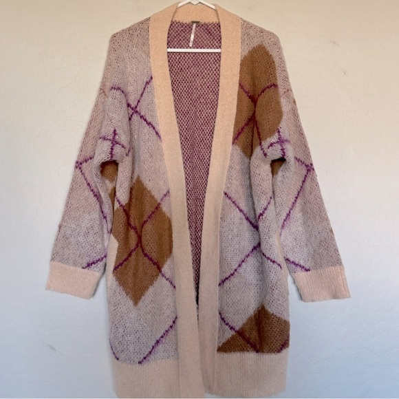 Free People Argyle Avenue Cardi size XS - Picture 2 of 10
